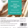 Wholesale Natural Ashwagandha Root- Withania somnifera - Natural Adaptogen
