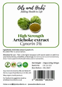 Wholesale High Strength Artichoke Extract Powder 5% Cynarin