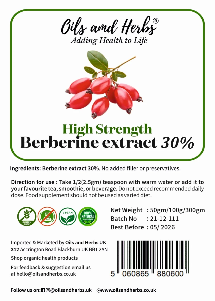 Wholesale High Strength Berberine Extract Powder 30%