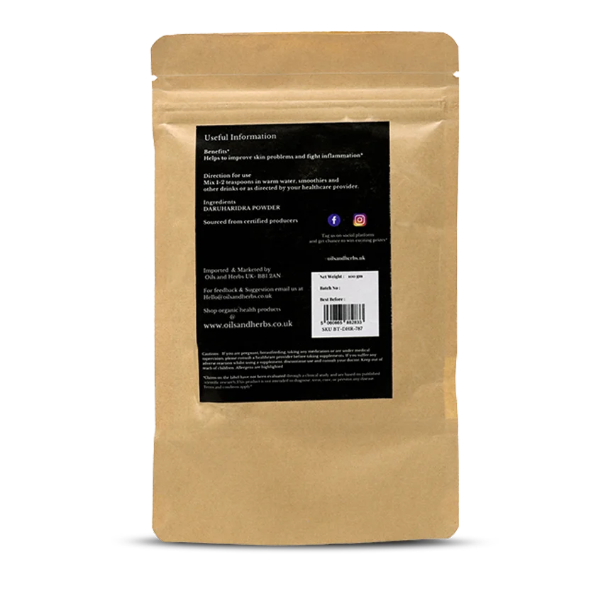 Wholesale Organic Daruharidra Powder - Berberis aristata -100% Pure, Clean and Natural 2 Wholesale Organic Daruharidra Powder - Berberis aristata -100% Pure, Clean and Natural