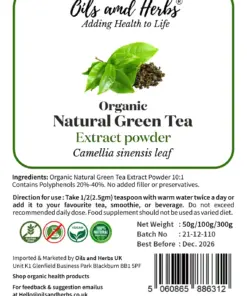 Wholesale Natural Green Tea Extract Powder 10:1 – 40% Polyphenols