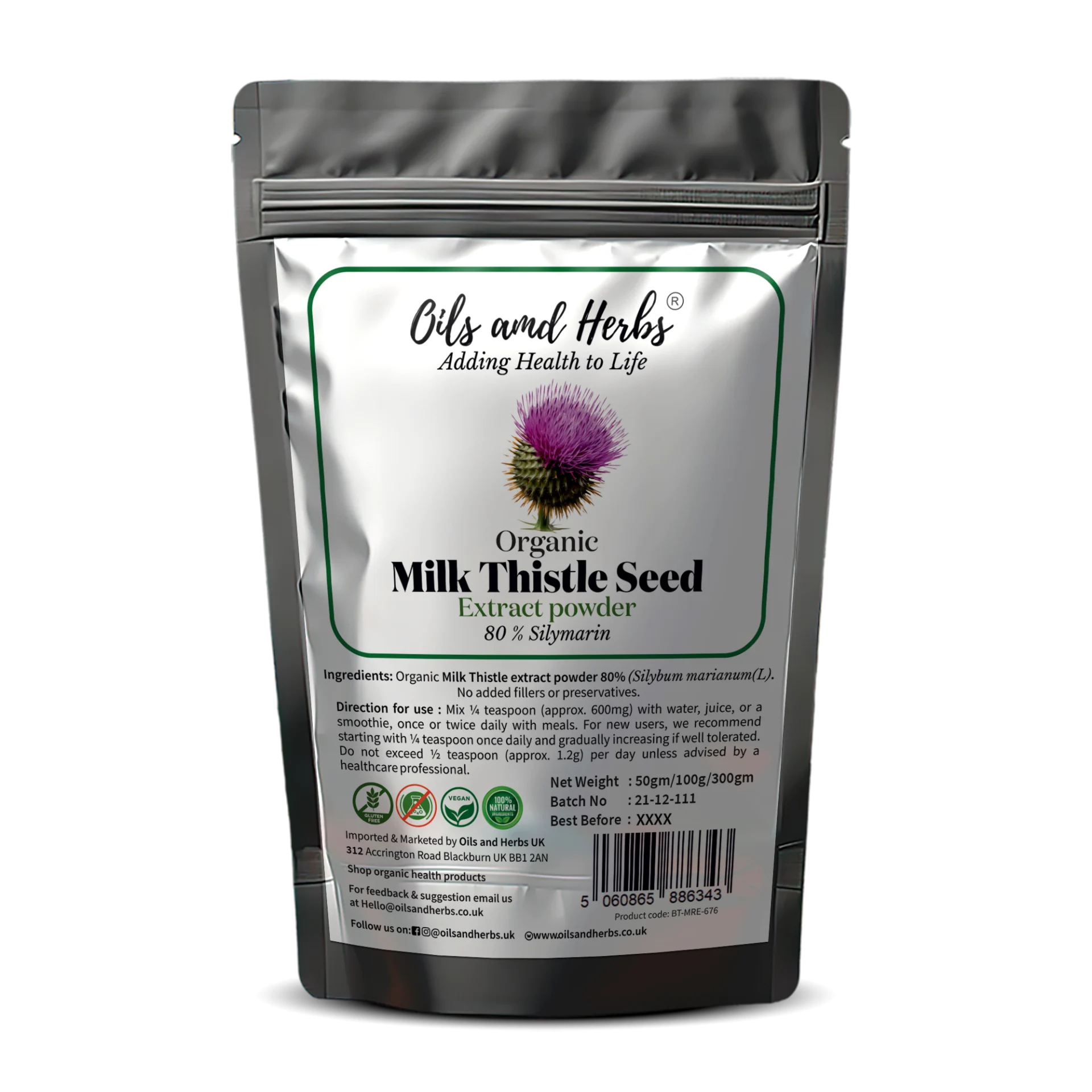 Wholesale Organic Milk Thistle Powder -Silymarin 80% 1 Wholesale Organic Milk Thistle Powder -Silymarin 80%