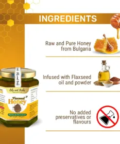 Wholesale Raw Flax Seed Honey for Omega 3 Support