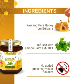 Wholesale Raw Lemon Balm Honey