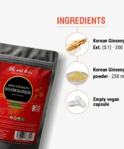 Wholesale High Strength Red Korean Ginseng 3500MG
