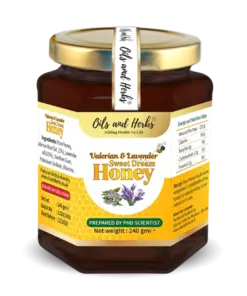 Wholesale Raw Valerian and Lavender Mixed Honey