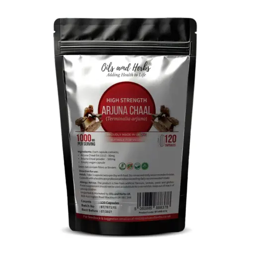 Wholesale High Strength Arjuna Chaal Capsules 1000mg Terminalia arjuna