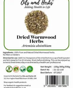 Wholesale Dried Wormwood Herb (Artemisia absinthium)